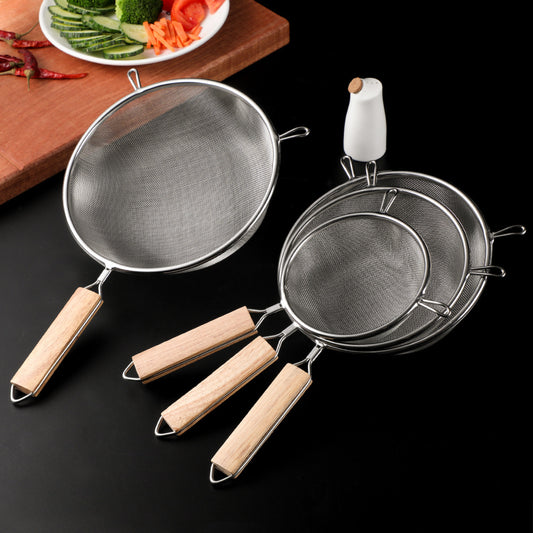 Stainless steel double ear colander
