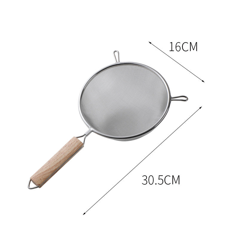 Stainless steel double ear colander