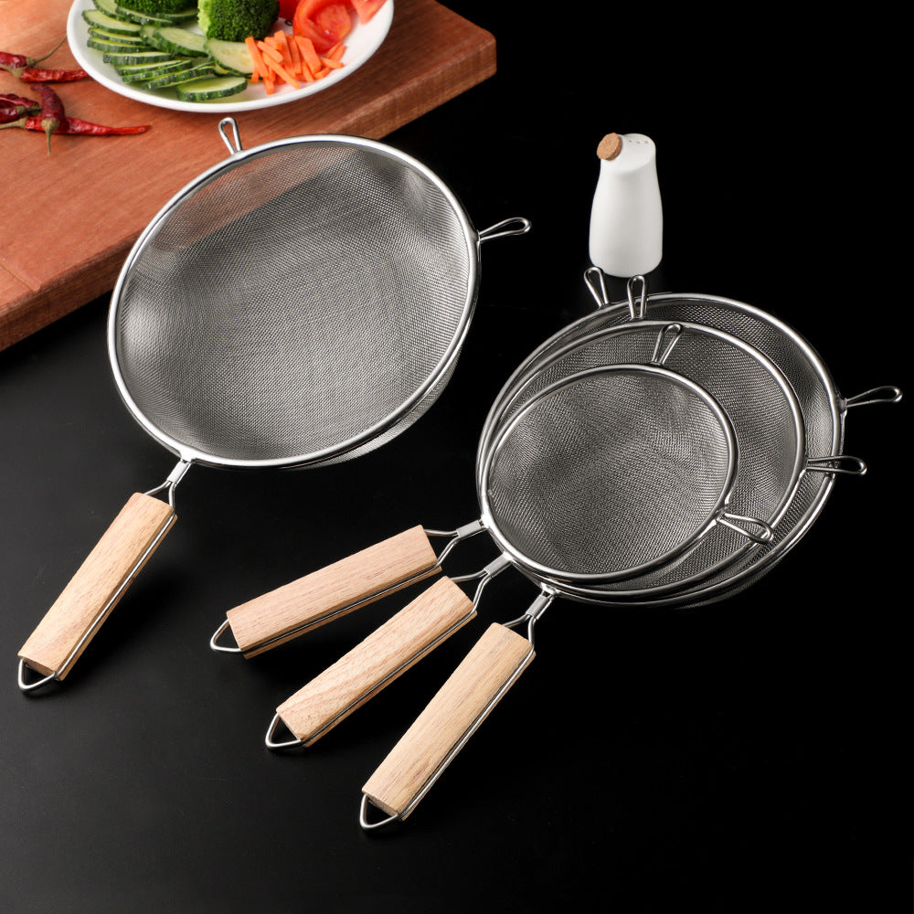 Stainless steel double ear colander